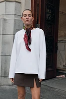 COTTON LABEL SHIRT