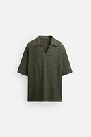 TEXTURED STRUCTURE POLO SHIRT