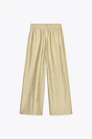 PANTALON LARGE TAILLE ÉLASTIQUE