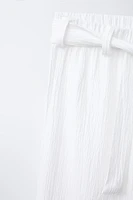 PANTALON À TEXTURE CEINTURE