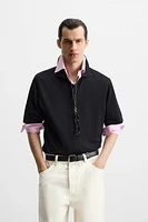 POLO EN MAILLE AVEC VISCOSE