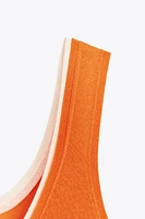 ROBE LONGUE EN MAILLE FINITIONS DOUBLE ÉPAISSEUR