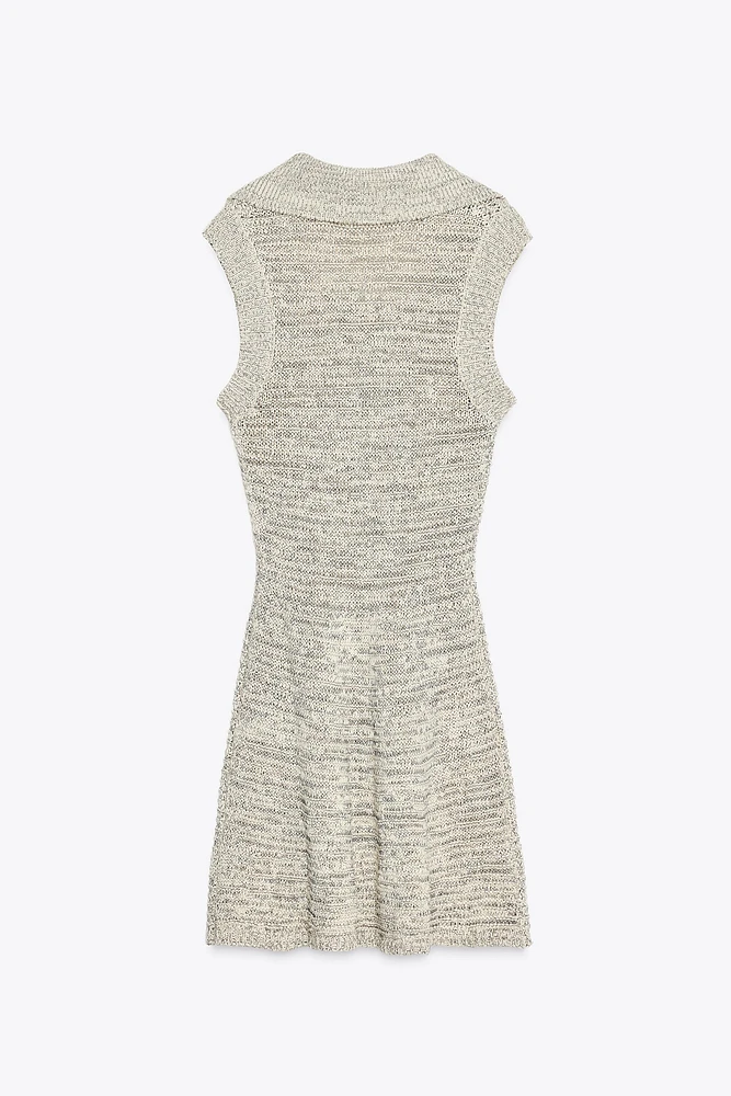 SHORT DRESS WITH TIES