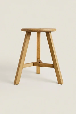 ELM WOOD STOOL