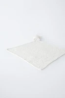 TEXTURED STAR LOVEY SECURITY BLANKET