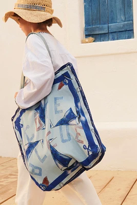 NAUTICAL BANDANA SHOPPER