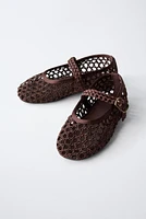 OPENWORK BALLET FLATS
