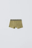 3-6 YEARS/ FIVE-PACK OF TEXT BOXERS