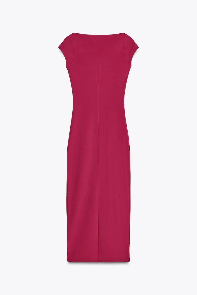 POLYAMIDE MIDI DRESS