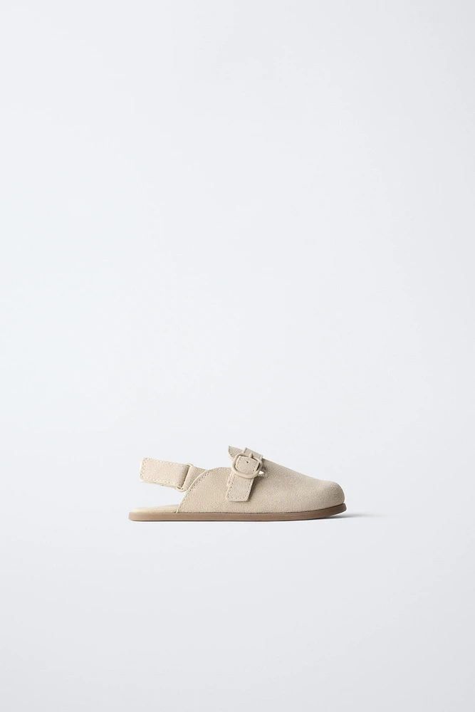 SABOTS EN CUIR