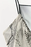 LONG PRINTED DRESS