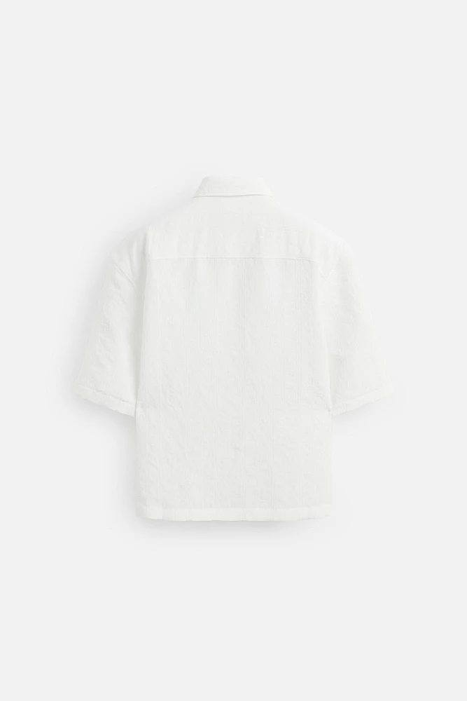 STRIPED JACQUARD SHIRT