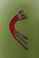 LEATHER AND ROPE DOG NECKLACE