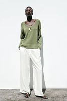RUSTIC KNIT SWEATER