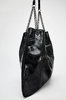 ROCK BUCKET BAG WITH CHAIN STRAP