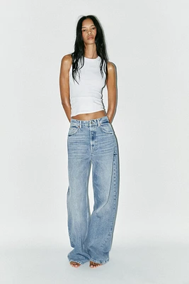 TRF HIGH RISE EXTRA WIDE LEG JEANS