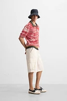 POLO EN MAILLE CONTRASTE