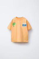 PALM TREE PRINT T-SHIRT