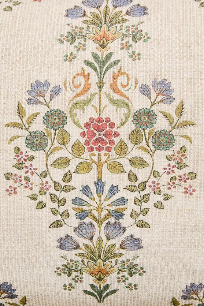 HOUSSE DE COUSSIN COTON FLEURS