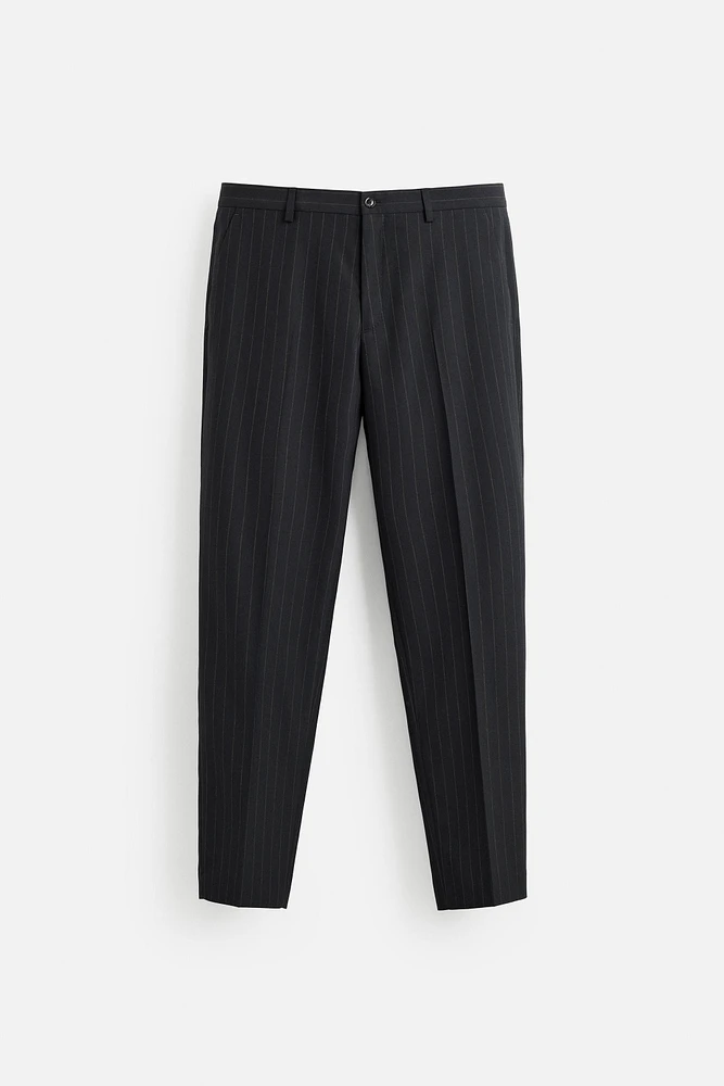 PINSTRIPE SUIT PANTS