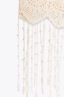GILET CROCHET FRANGES