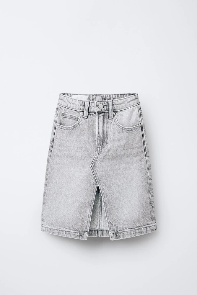 DENIM MIDI SKIRT