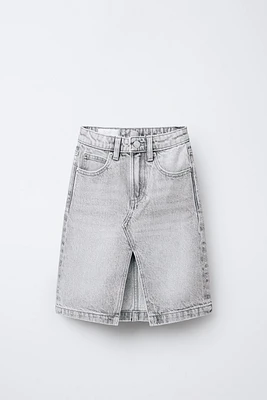 DENIM MIDI SKIRT