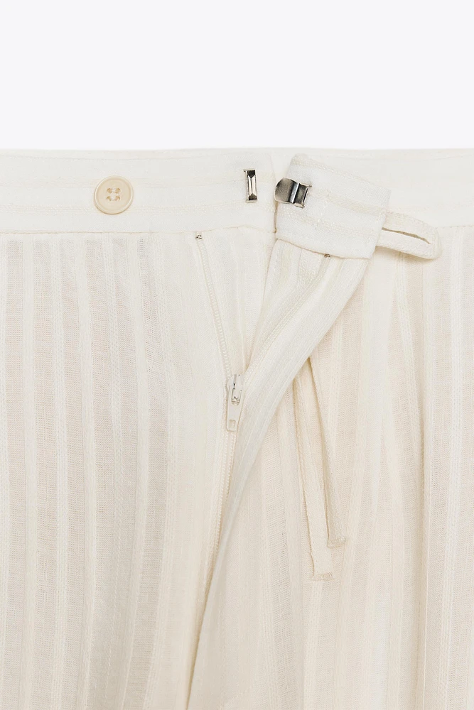 ZW COLLECTION STRIPED CUFF PANTS
