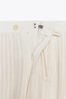 ZW COLLECTION STRIPED CUFF PANTS