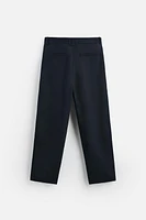 PLEATED COTTON - LYOCELL PANTS