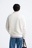 QUARTER ZIP SWEATSHIRT