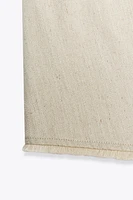 LINEN FRAYED RUSTIC VEST