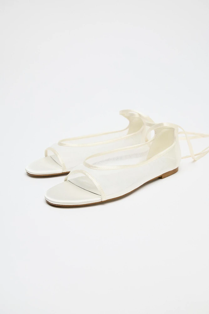 CHAUSSURES PLATES MESH POINTE OUVERTE ÉDITION LIMITÉE