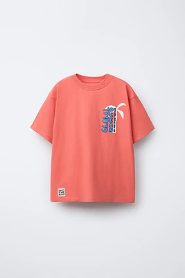 PALM TREE PRINT T-SHIRT