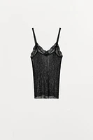 METALLIC THREAD KNIT TOP