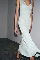 ROBE LONGUE MÉTALLISÉE