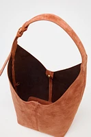 MAXI SAC SEAU EN CUIR DÉTAIL ANSE