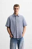 CHEMISE JACQUARD RAYURES