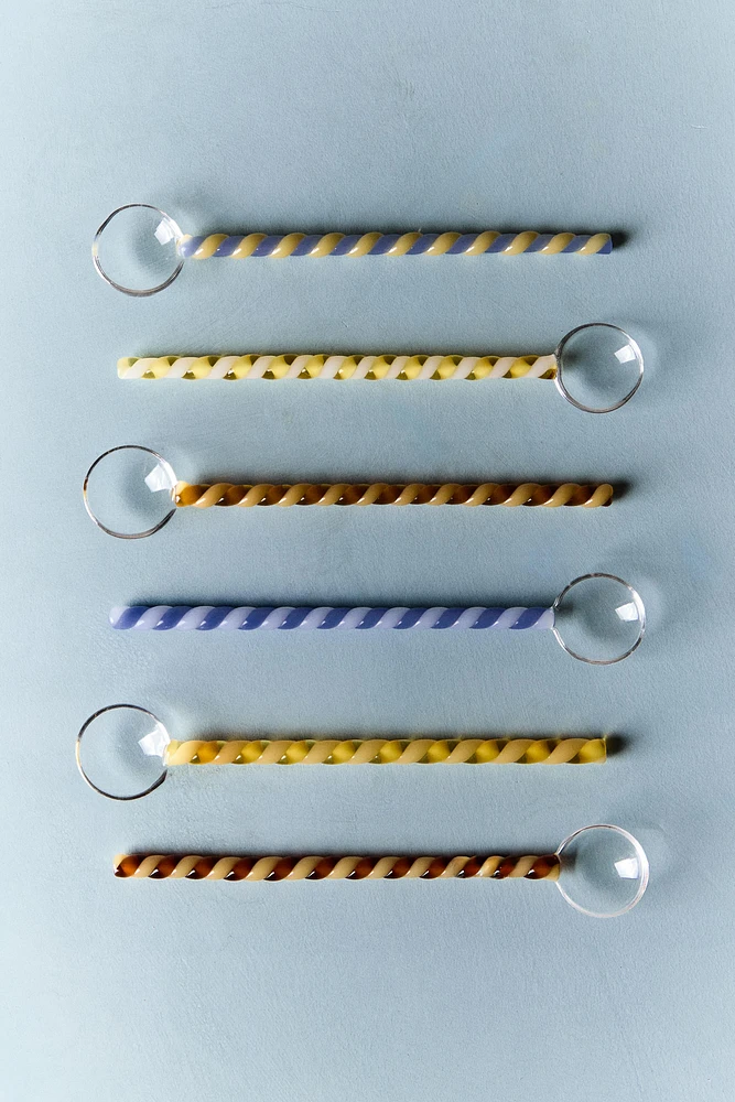 SET OF BOROSILICATE GLASS TABLESPOONS