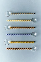 SET OF BOROSILICATE GLASS TABLESPOONS