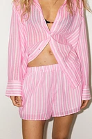 STRIPED OVERSIZED SHIRT