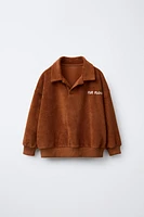 SWEAT POLO EFFET ÉPONGE