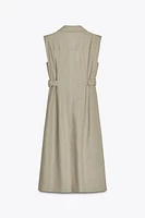 ROBE MIDI EN LIN