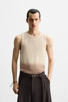 T-SHIRT EN MAILLE COTON - LIN