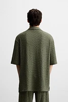 TEXTURED STRUCTURE POLO SHIRT