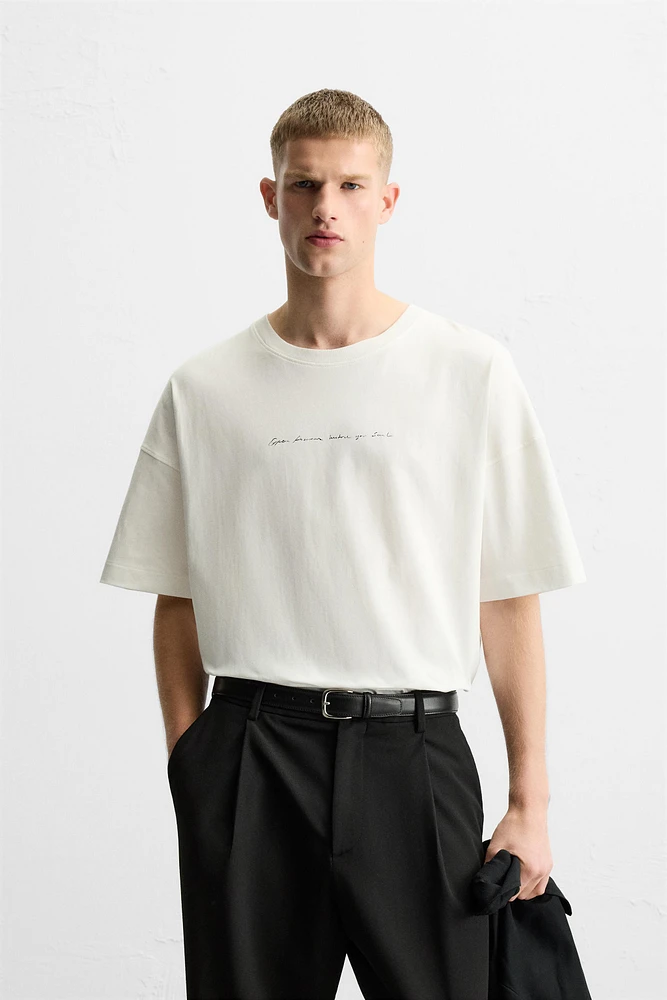 RAISED PATCH T-SHIRT