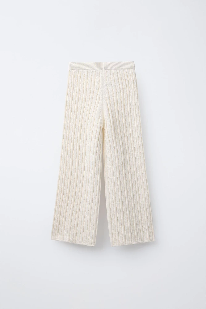 CABLE KNIT CULOTTES