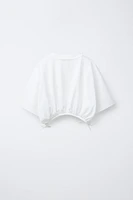 T-SHIRT À IMPRIMÉS EN CROCHET