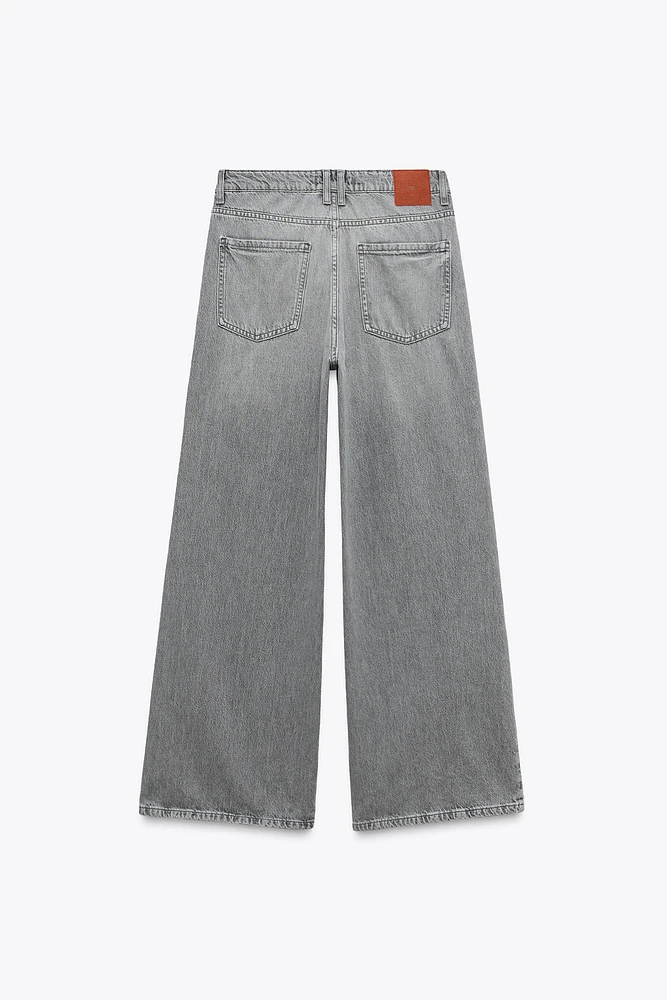Z1975 HIGH RISE WIDE LEG LONG LENGTH JEANS