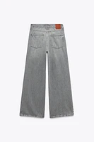 Z1975 HIGH RISE WIDE LEG LONG LENGTH JEANS